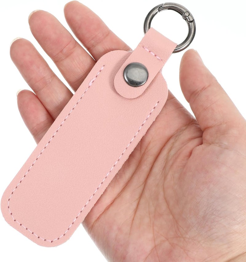 Sliverdew Leather Flash Drive Case, 4 PCS USB Flash Drive Storage Case USB Keychain Holder Keychain Memory Stick Protective Cover Organizer with Keyring - Image 3